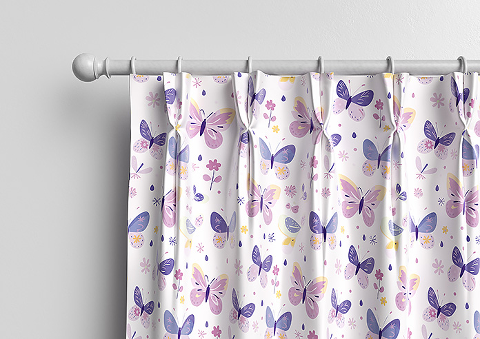 Butterfly Garden, Enchanting Purples - Made to Measure Curtains - Image 10